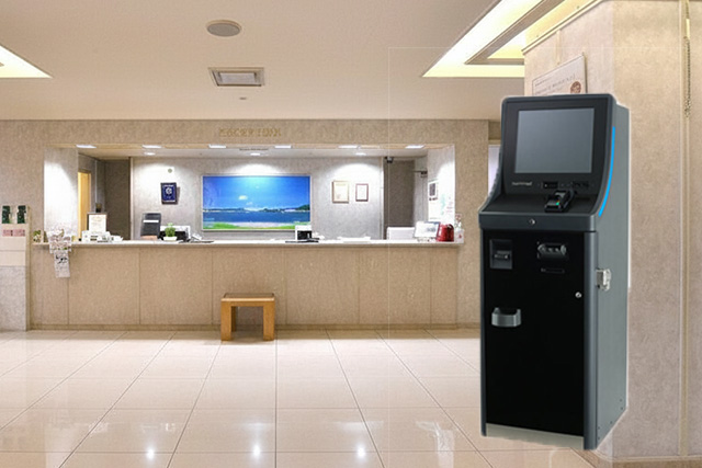 自動精算システム 大坂屋ホテル 快適な自動チェックイン 下関大坂屋ホテル