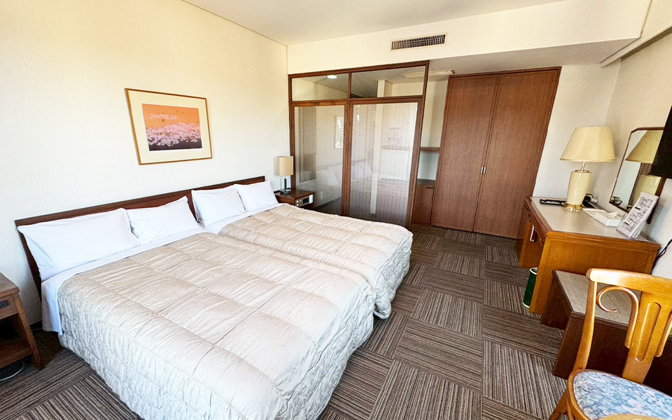 ツインルーム（実際の客室写真） 下関大坂屋ホテル